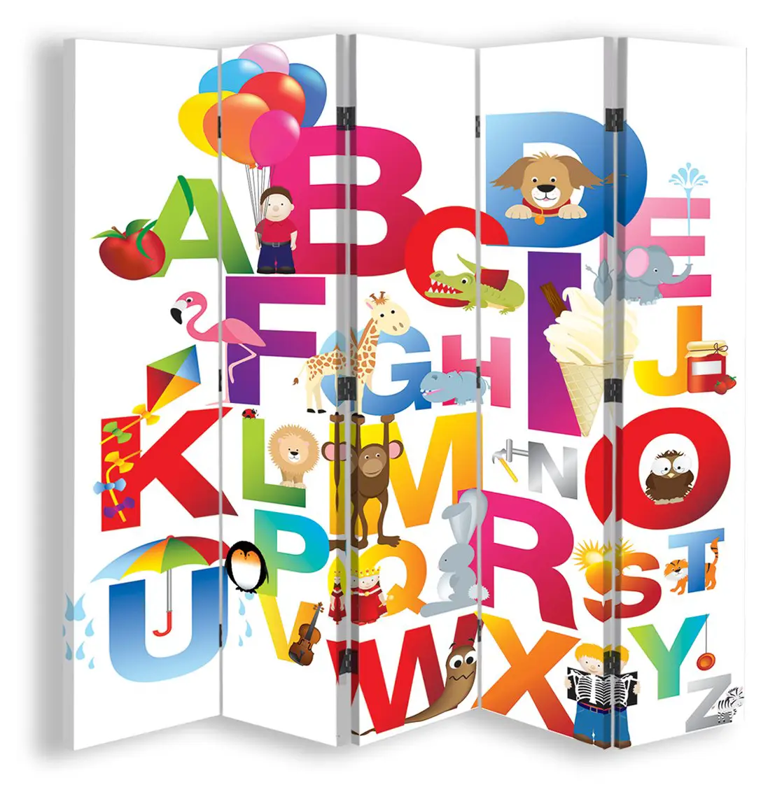 Alphabet Children鈥橲 Paravent