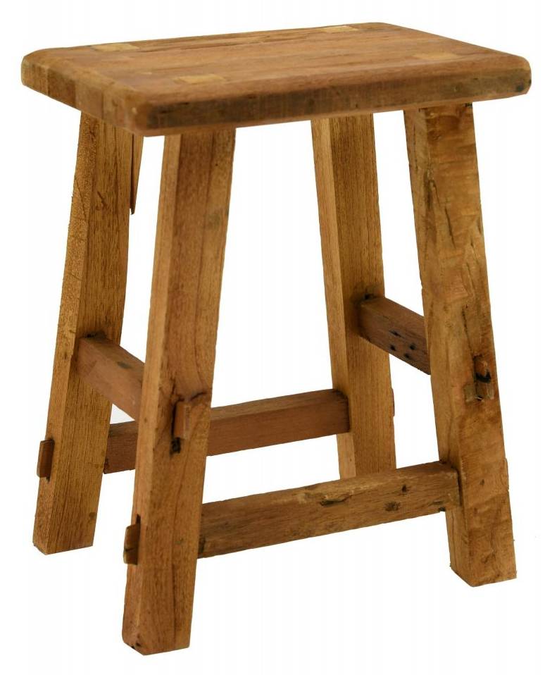 Tabouret En Bois Recycl Tak Je Commande Home