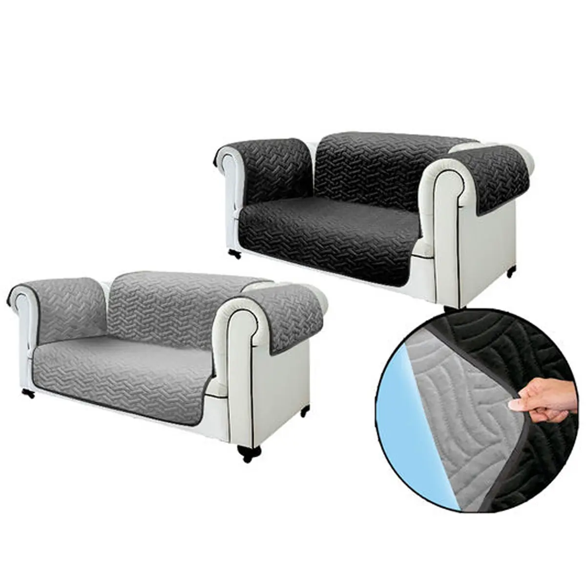 Sofaschoner Sofa Sitzer 2 Cover