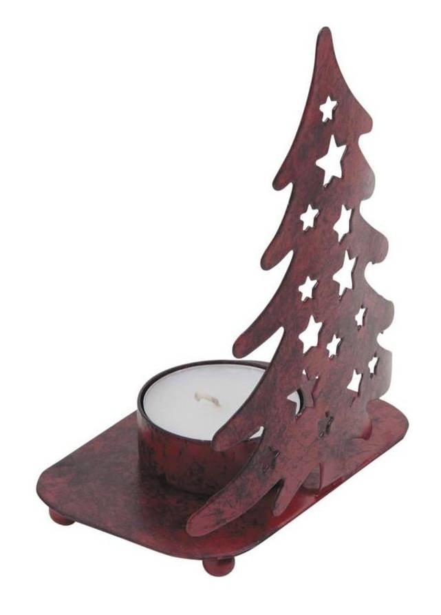 Windlicht Weihnachtsbaum aus Metall Größ kaufen home24