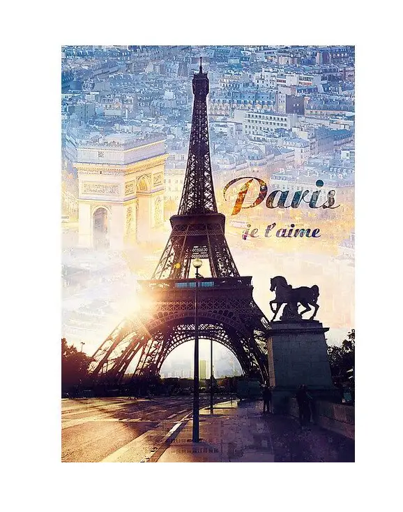 Paris Puzzle ich 1000 dich Teile liebe