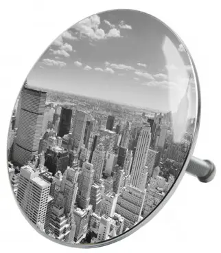Badewannenst枚psel Skyline New York | Bad-Accessoires-Sets