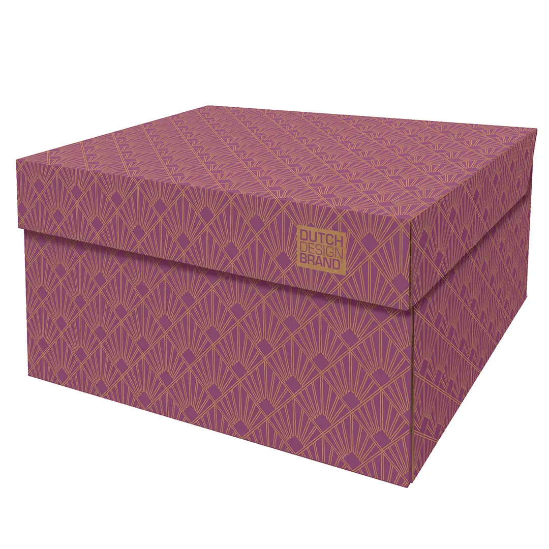 Speicherbox mit Deckel - Velvet Violet