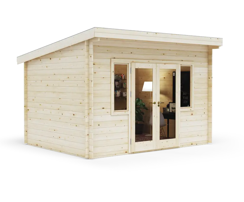 Holz Modernes 400x300 Gartenhaus