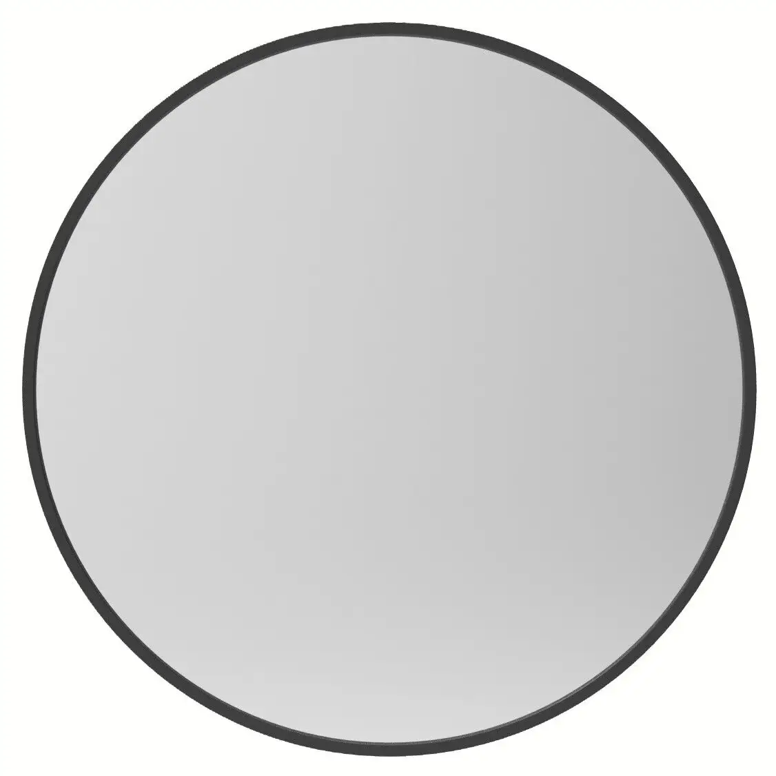 Rund Spiegel Schwarz Rahmen Wandspiegel | Schminkspiegel & Kosmetikspiegel