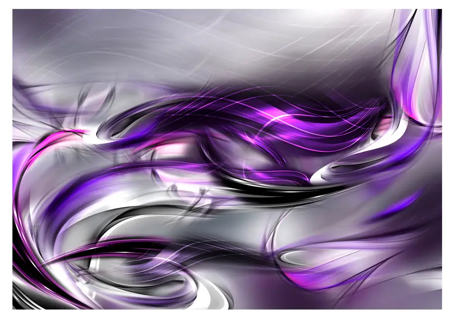 swirls Fototapete Purple