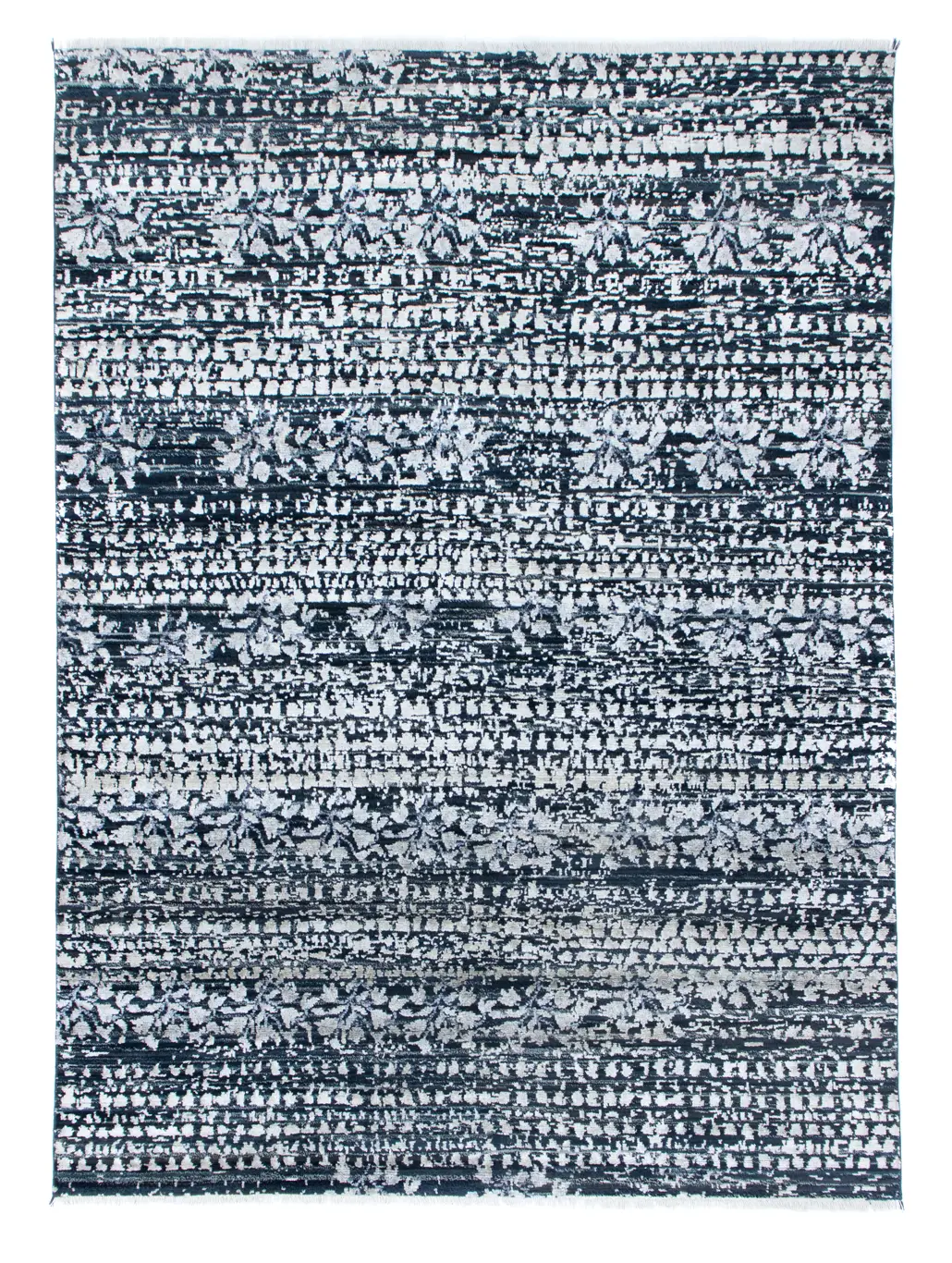 Designer Teppich - 312 x 237 cm - blau