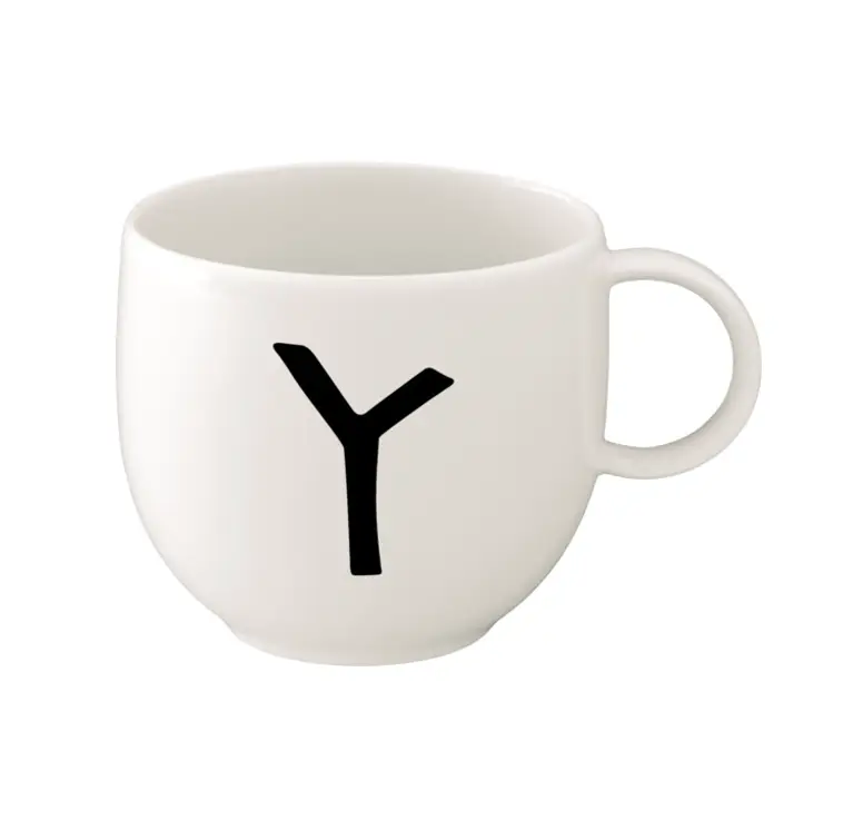 Kaffeebecher Letters Y