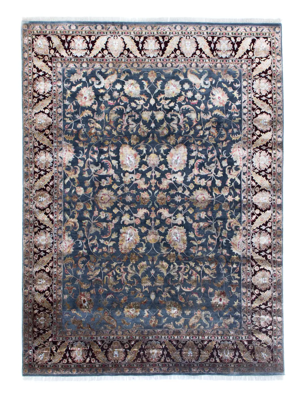 Designer Teppich - 296 x 233 cm - blau