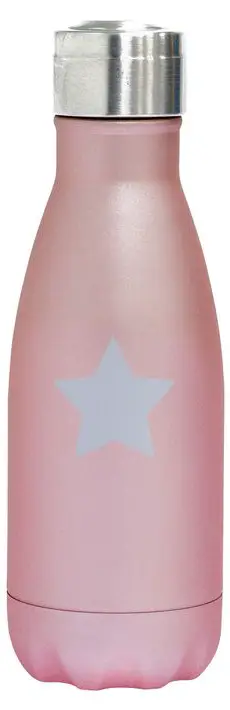 Isolierflasche 260 grijs & roze ml