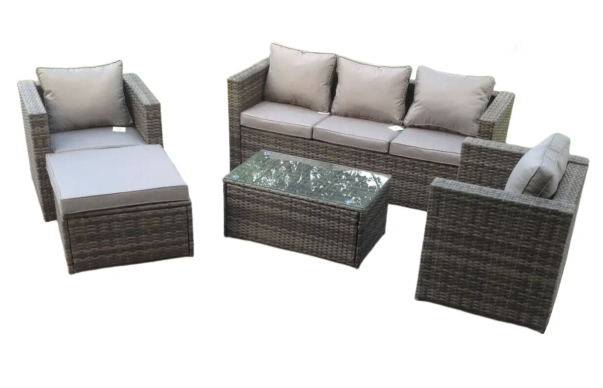 Gartenm枚bel 6-sitzer Lounge Sofa Set | Garten-Sitzgruppen