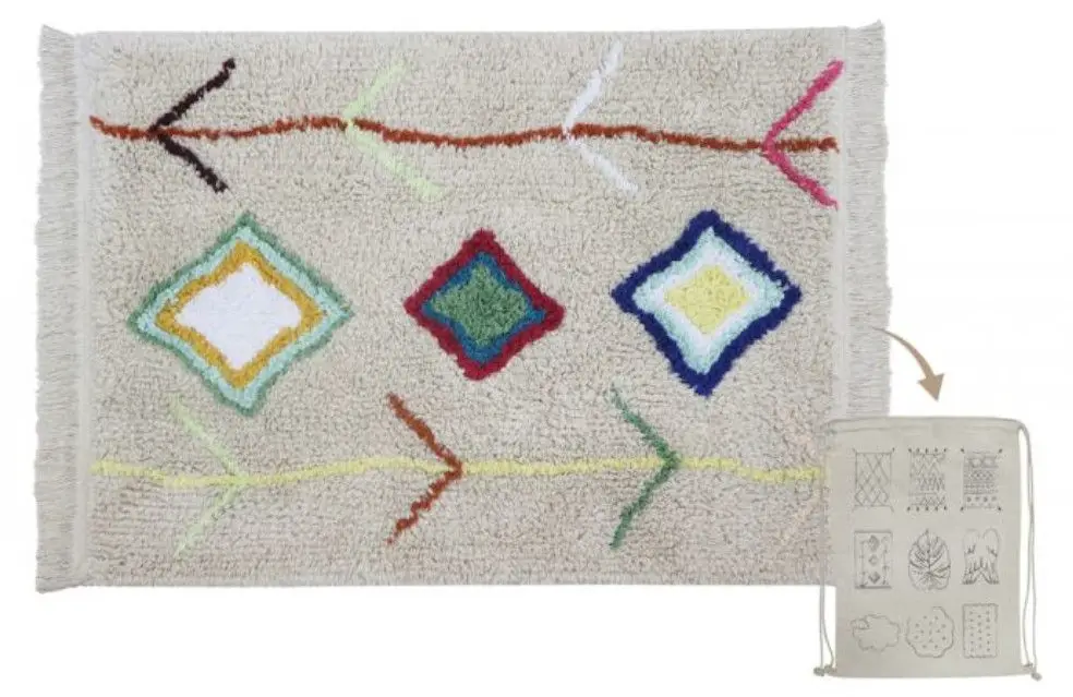 Baumwollteppich Mini Kaarol 70 x 100 cm | Kinderteppiche