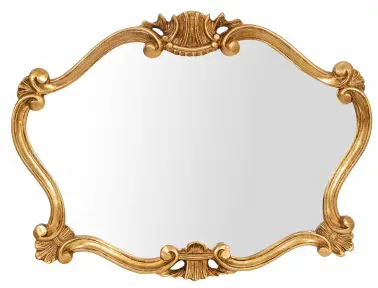 Spiegel goldenem Barock Rahmen mit