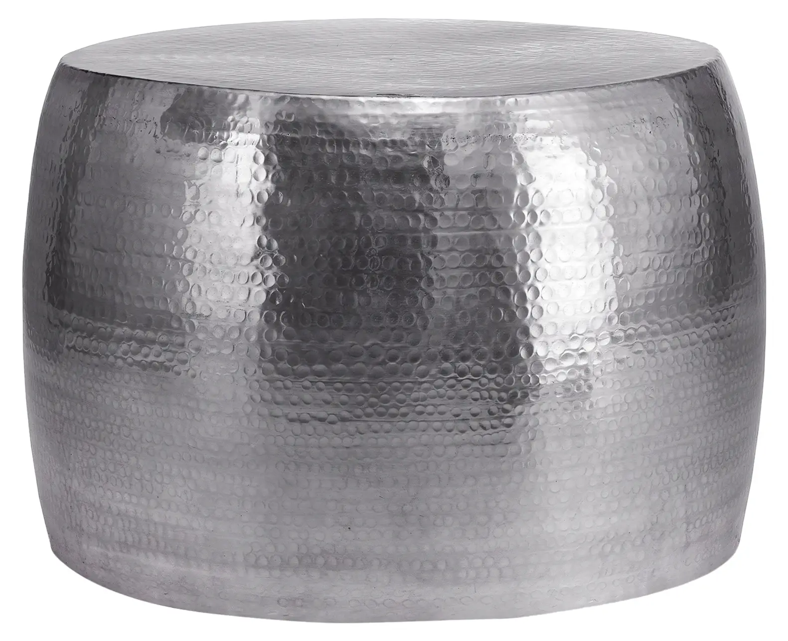 Couchtisch Aluminium 53x41cm Silber, 脴