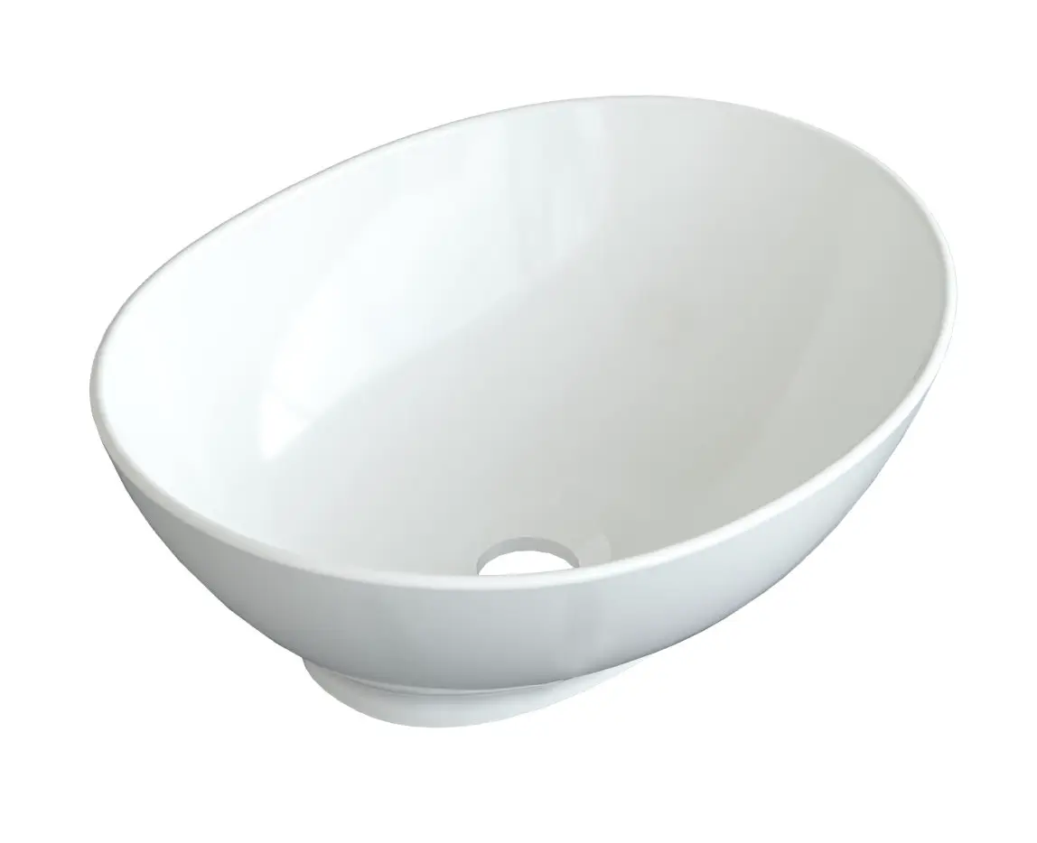 Waschschale Aufsatzbecken Keramik oval