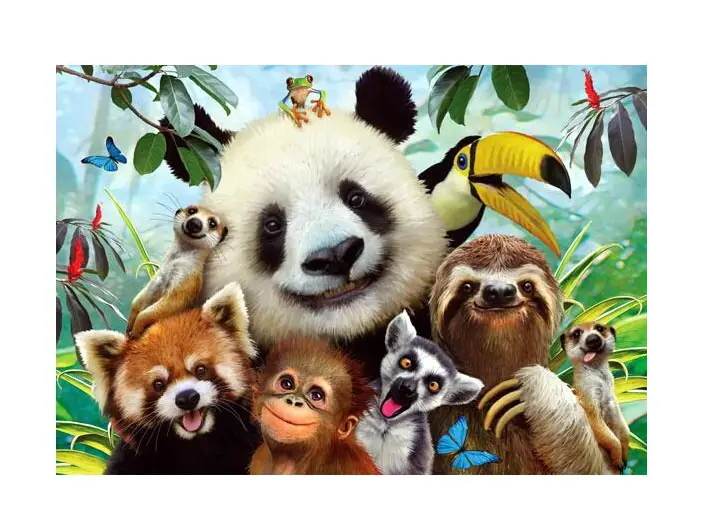 Puzzle Zoo Selfie 500 Teile