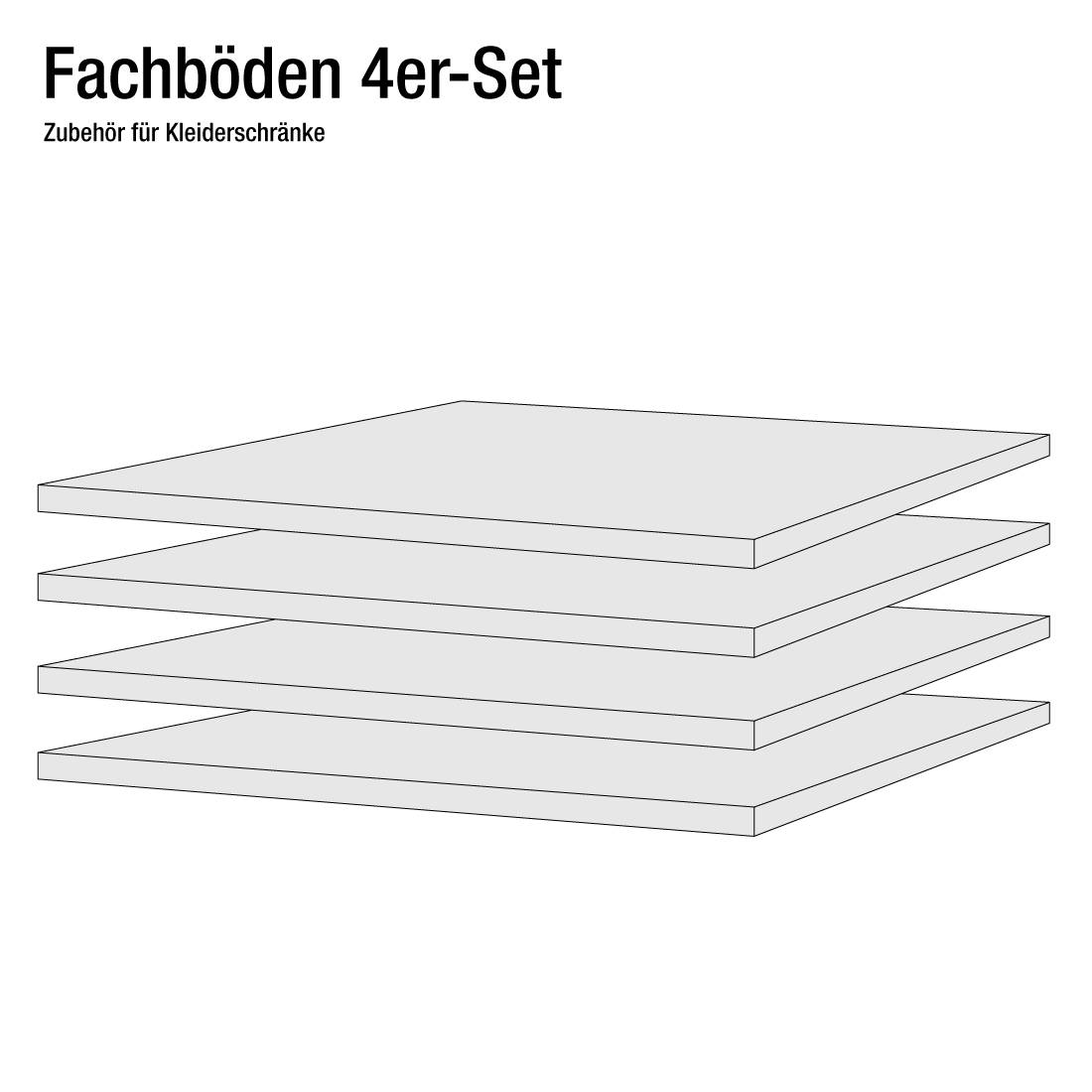 Tablette 45 cm (lot de 4)