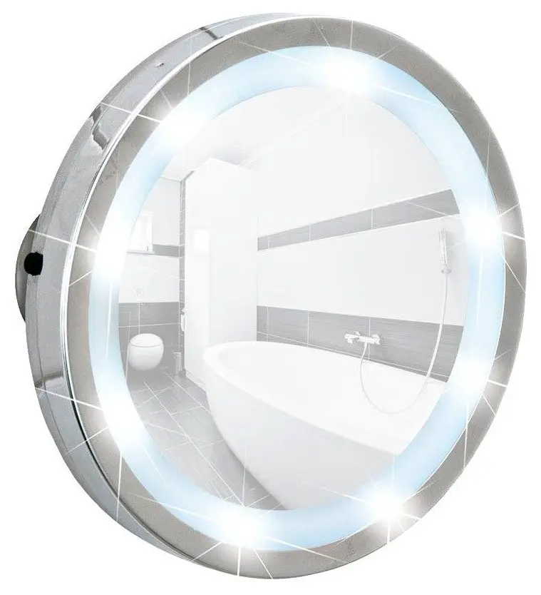 Leuchtspiegel 3 Saugn盲pfe - LED Mosso