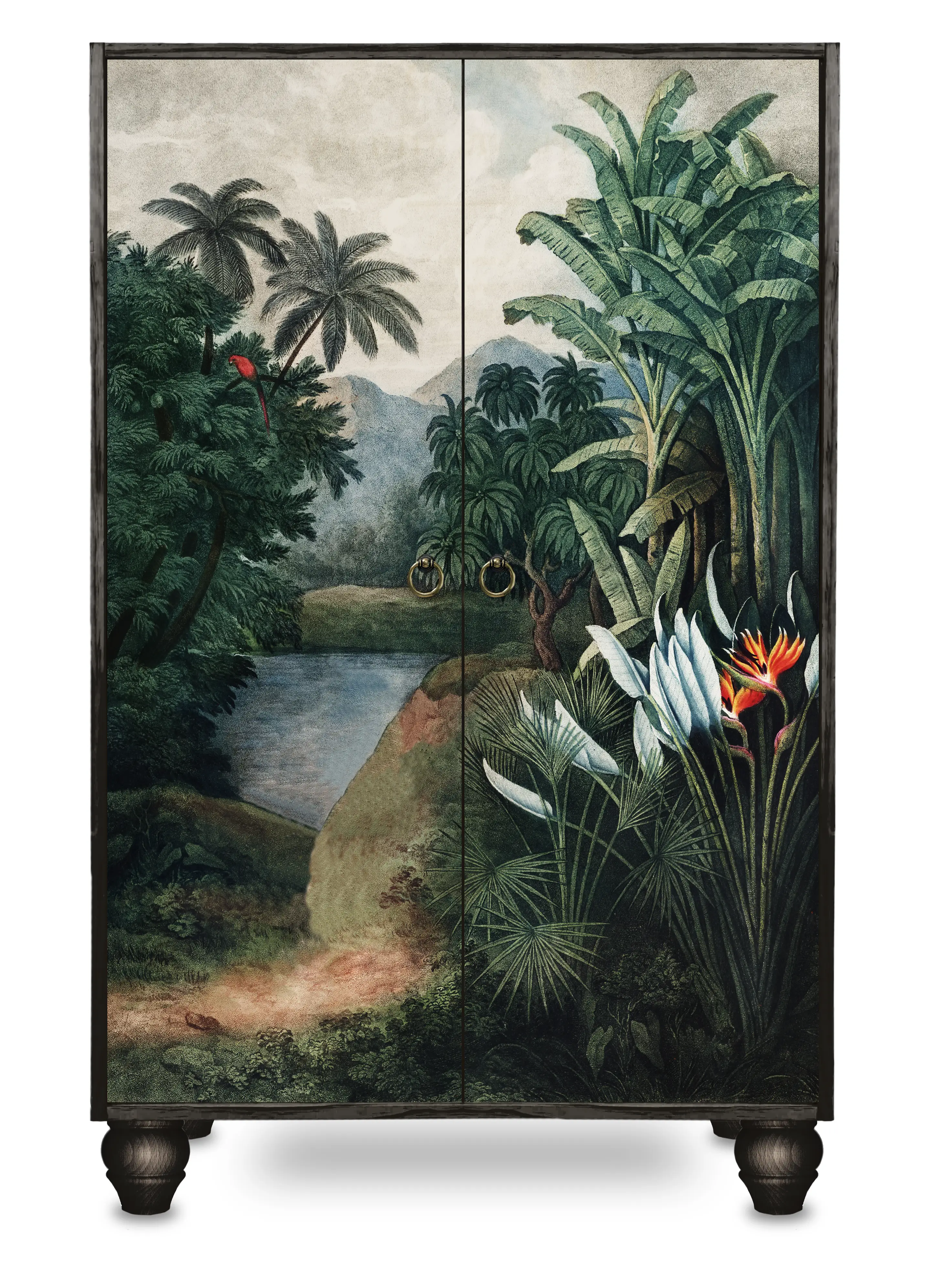 Sideboard mit Print tropischem