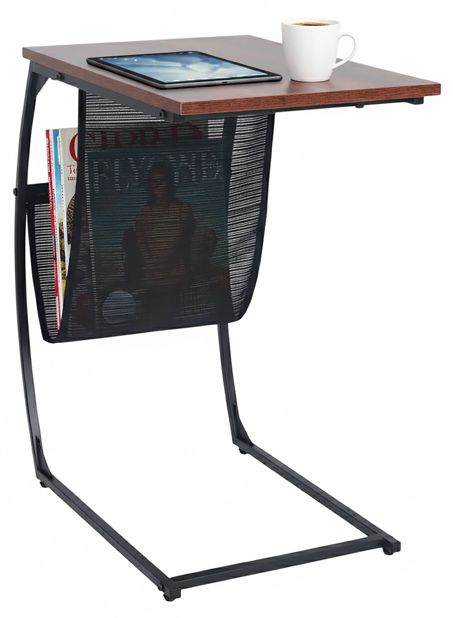 Beistelltisch mit Zeitungsablage C-Form kaufen | home24
