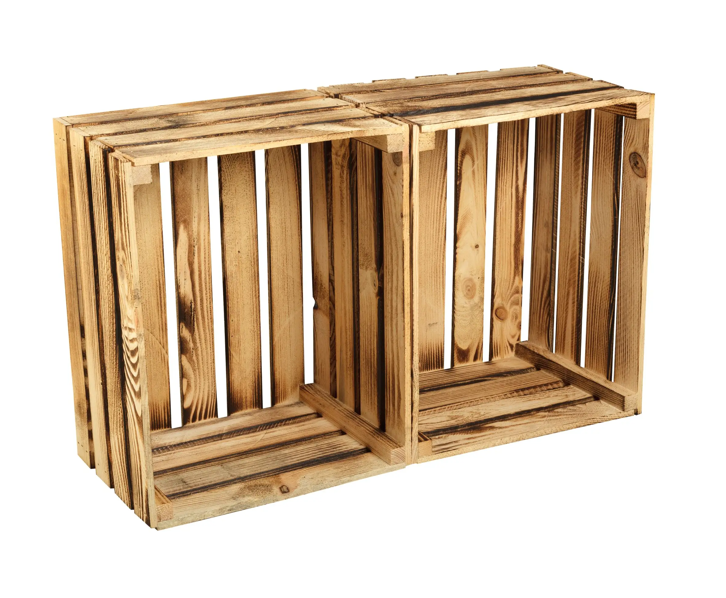 2 x Holzkiste, Aufbewahrungskiste FLAME | Kisten