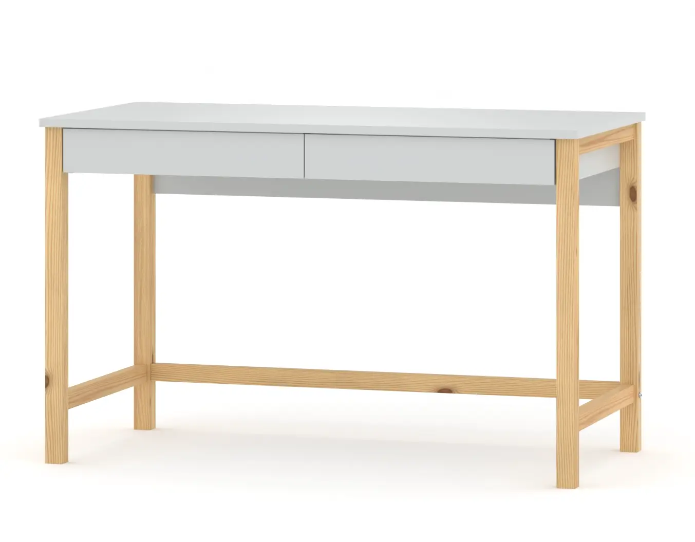 Holz&MDF Grau 120x60 Schreibtisch