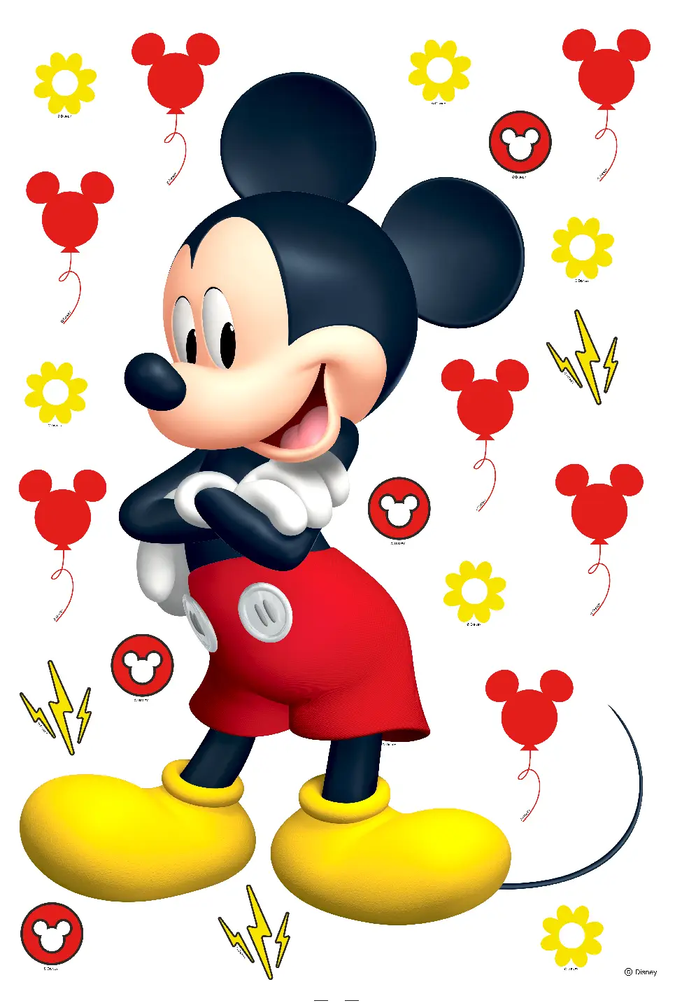 Maus Wandtattoo Mickey