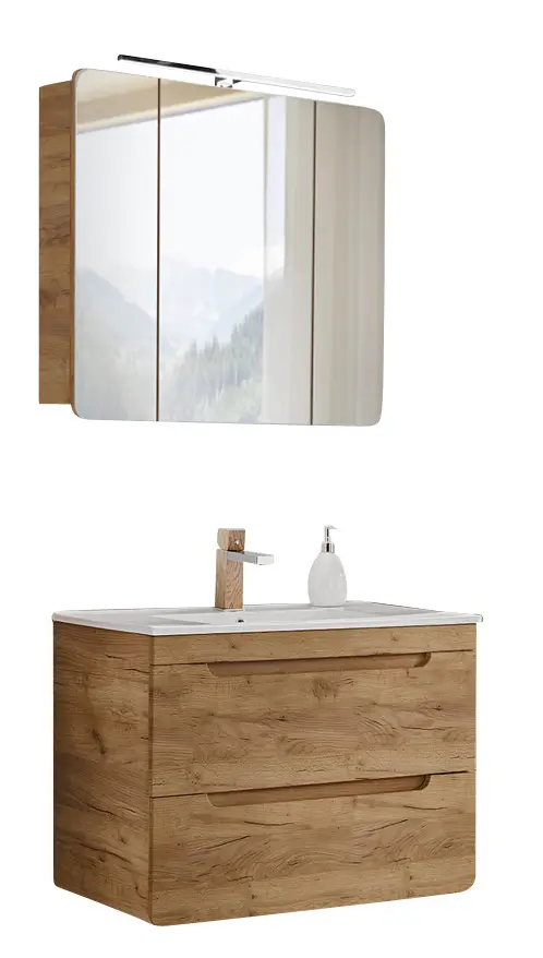 Waschtisch und Spiegelschrank Set | Badmöbel-Sets