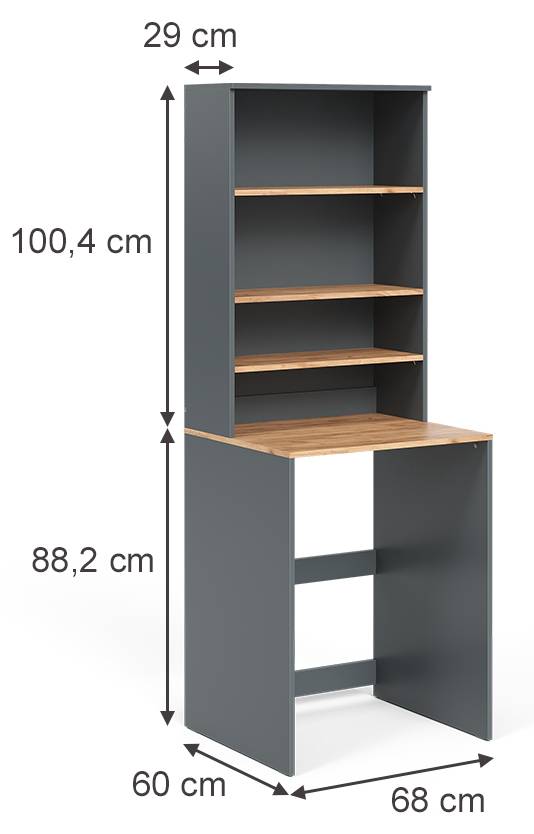 Badmeubel Irma Groen/gouden eik 60 x 59 cm Vicco | Groen/gouden eik | Wastafelonderbouw 60 cm | 406673140532906