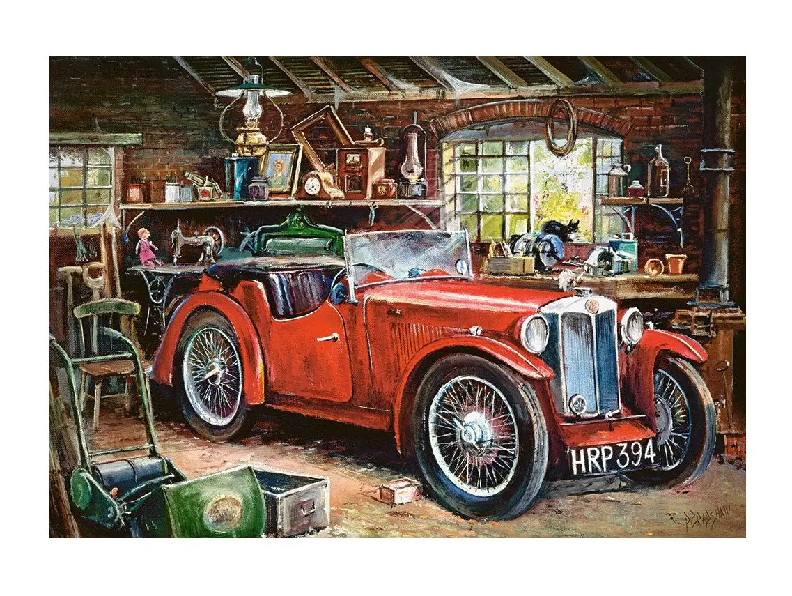 Puzzle Vintage Garage 1000 Teile