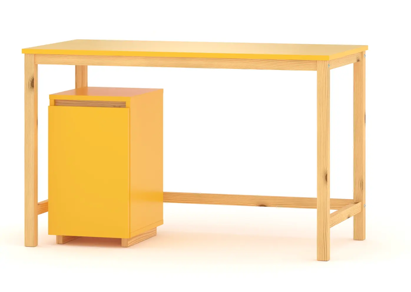 Schreibtisch Holz&MDF jaune 120x60