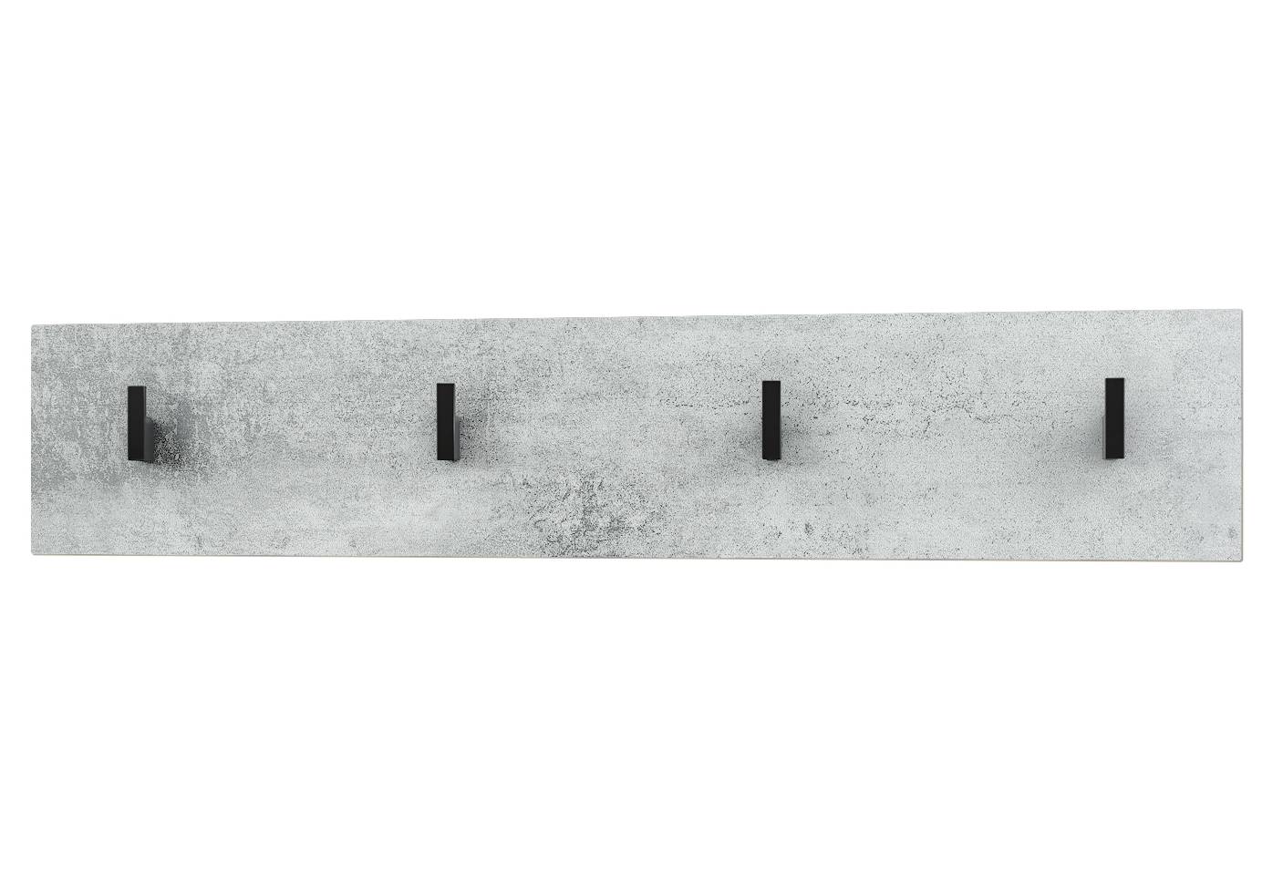 Wandgarderobe Garderobenleiste Garderobenpaneel Linea V2 in Eiche Natur