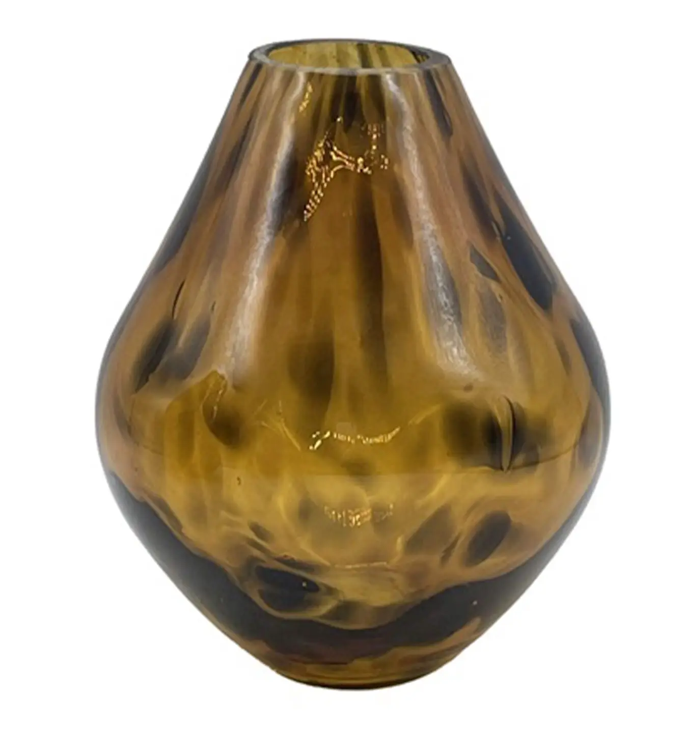 15cm Leopard mundgeblasen Vase