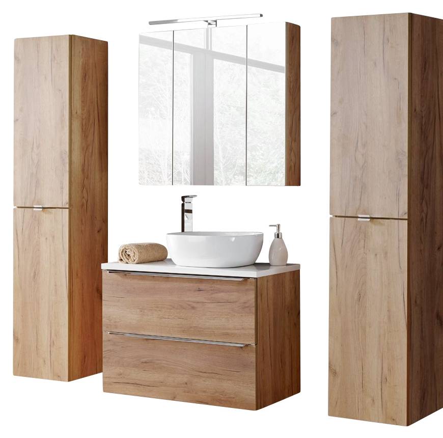 Badmöbel Set mit KeramikAufsatzbecken kaufen home24