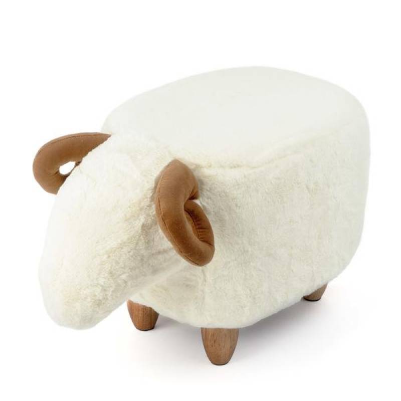 Balvi Stool Le Mouton White - The Little Green Bag