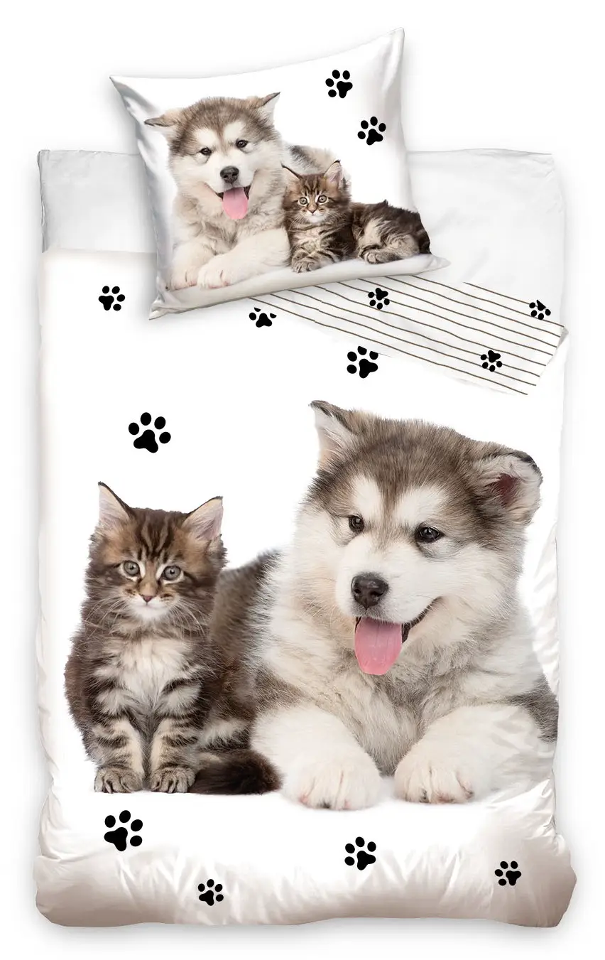 Bettw盲sche Hund und Katze | Bettwäsche-Sets