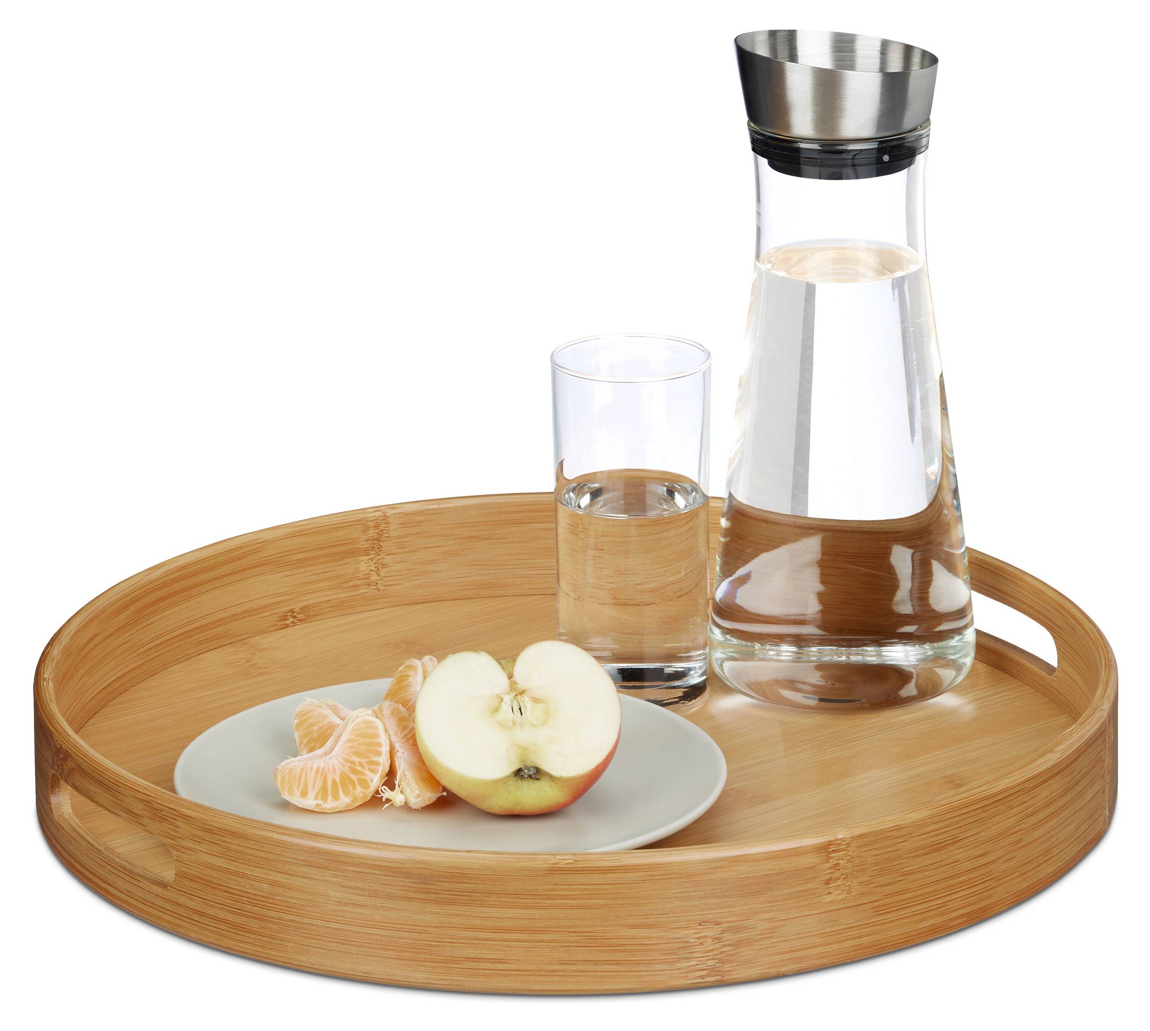 Serviertablett Bambus rund kaufen | home24
