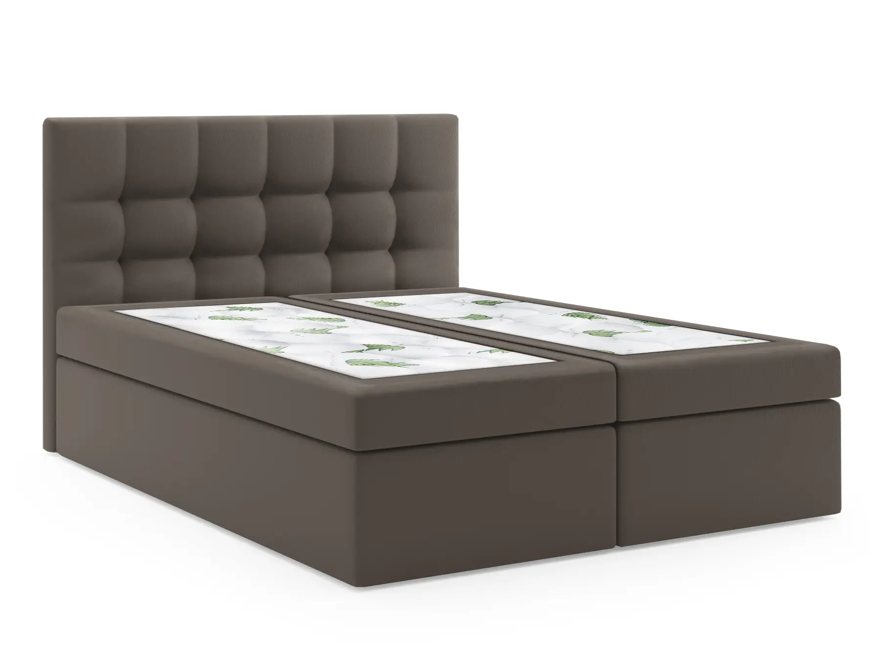 ARMINO 180 cm MH20 Boxspringbett Braun