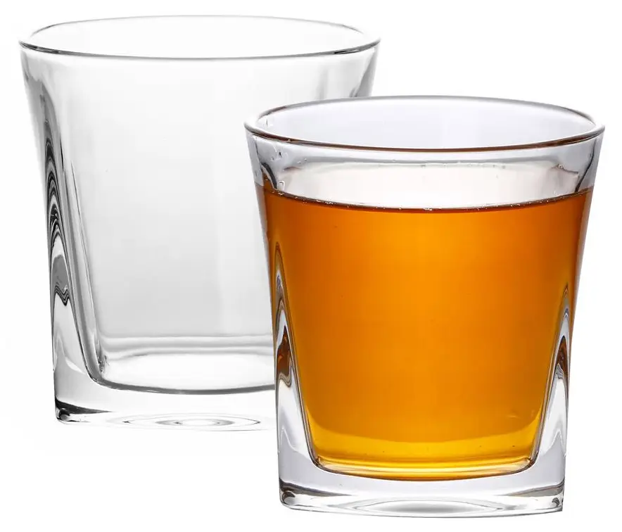2x Whisky Glas Kristallglas Whiskey