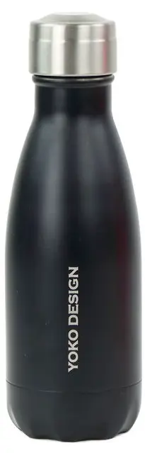 Schwarz Isolierflasche 260 ml