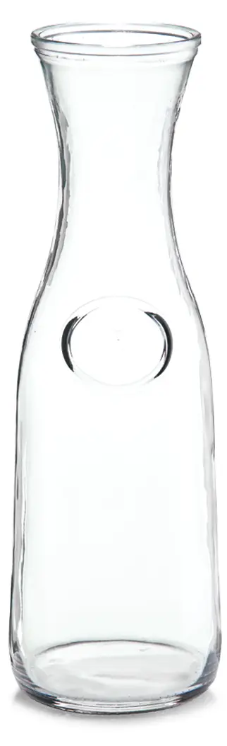 Glaskaraffe, 1000ml, Glas, transparent
