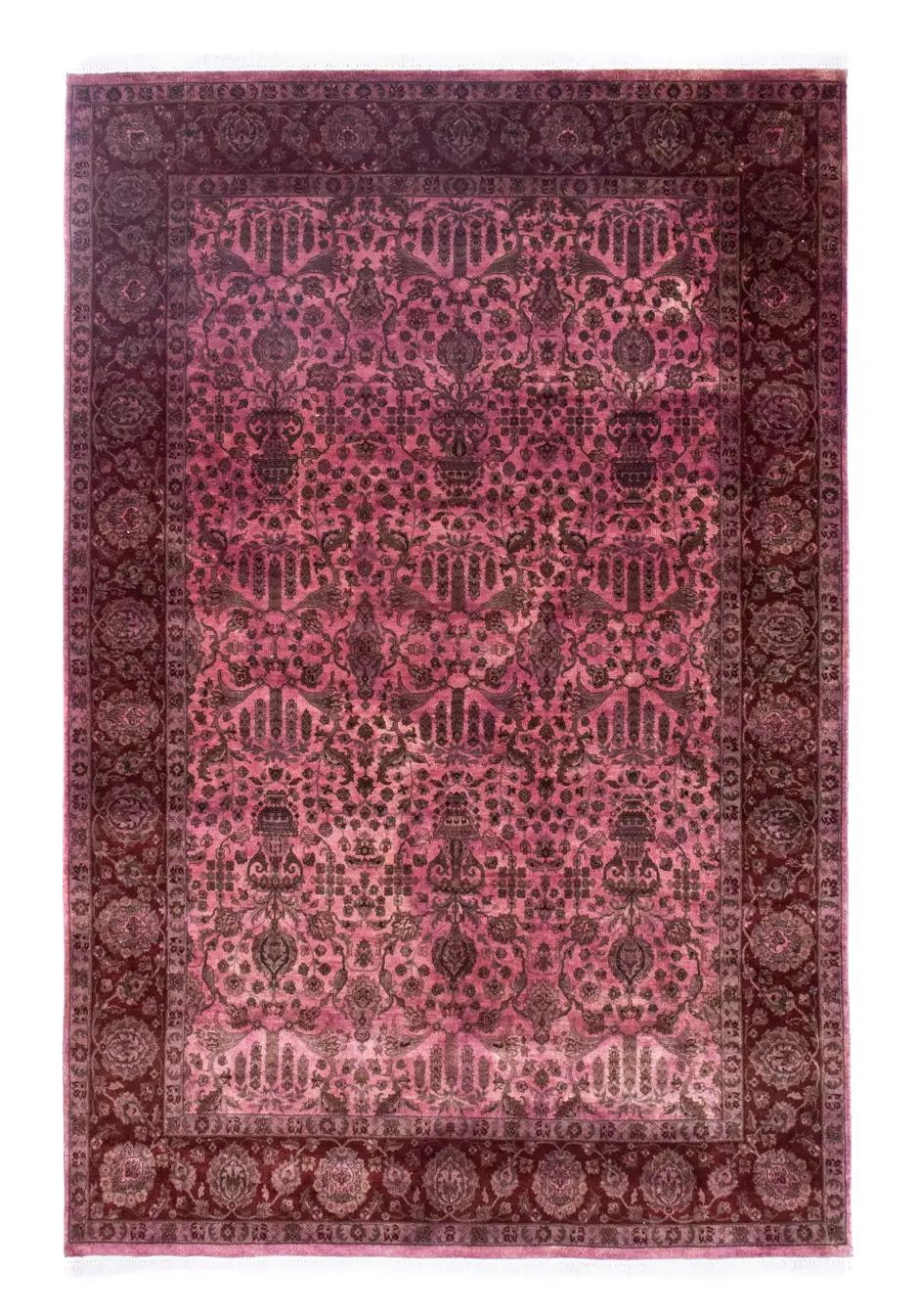 Designer Teppich - 300 x 194 cm - rosa
