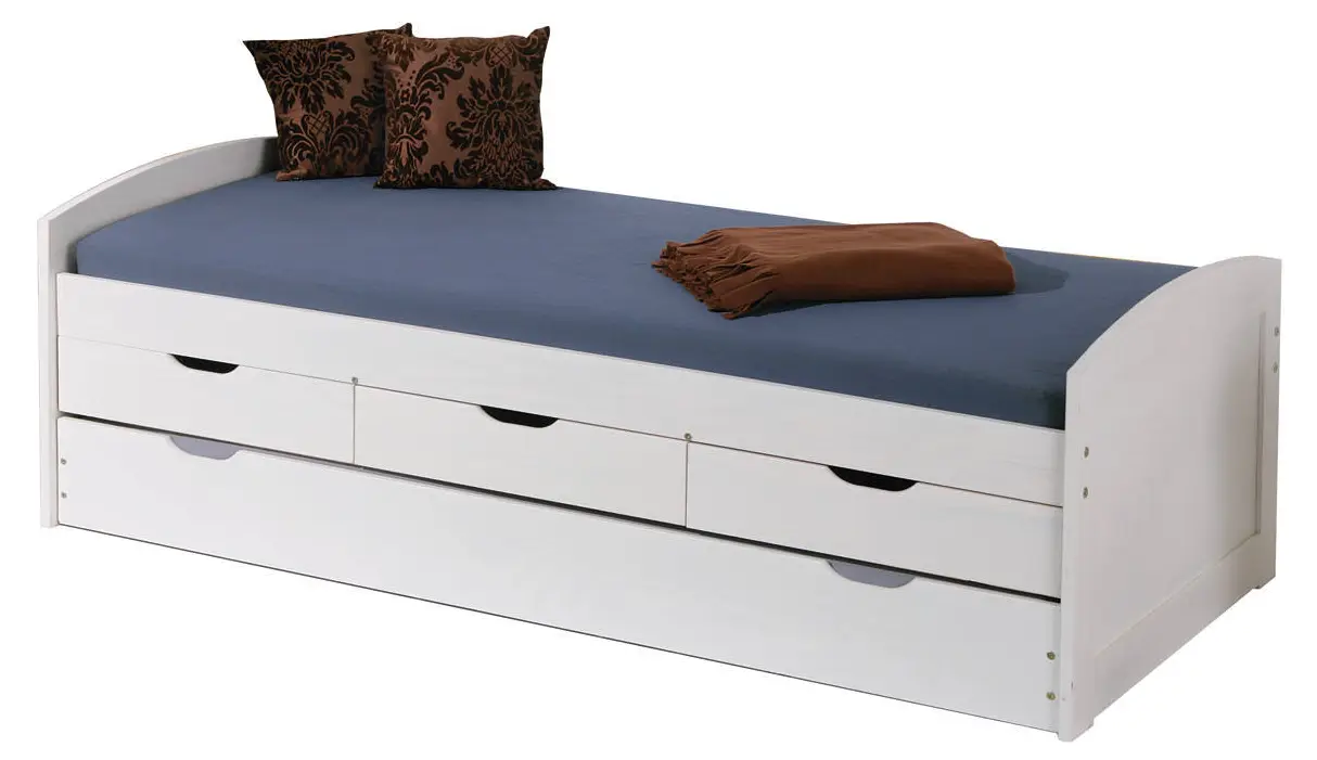 Bett mit Schubladen und unteren zweitem