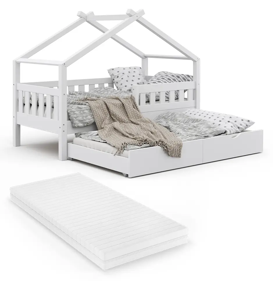 Kinderbett „Design“ Gästebett Matratze