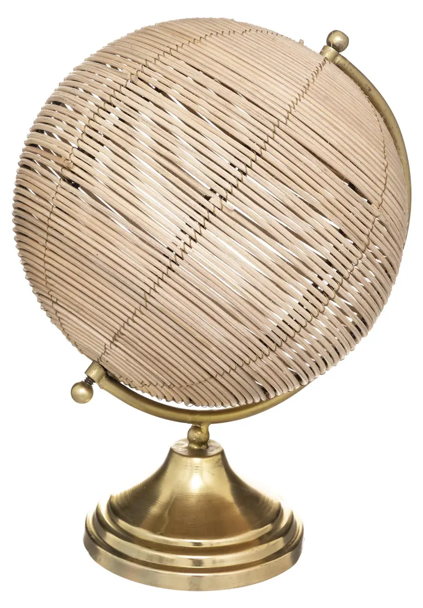 Deko-Globus aus Rattan, 脴 19 cm