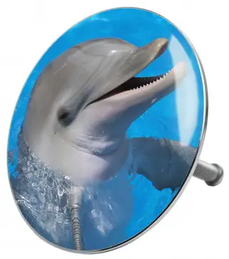Badewannenst枚psel Delphin