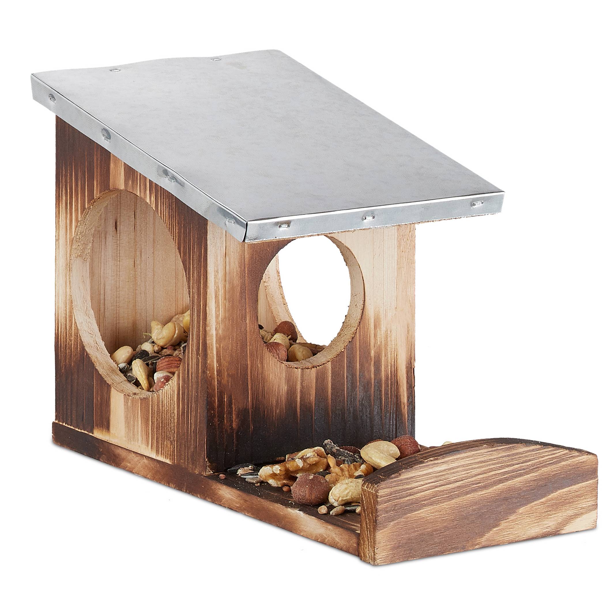 Mangeoire Et Abreuvoir Dobar Mangeoire à écureuils Naturel Et Vert