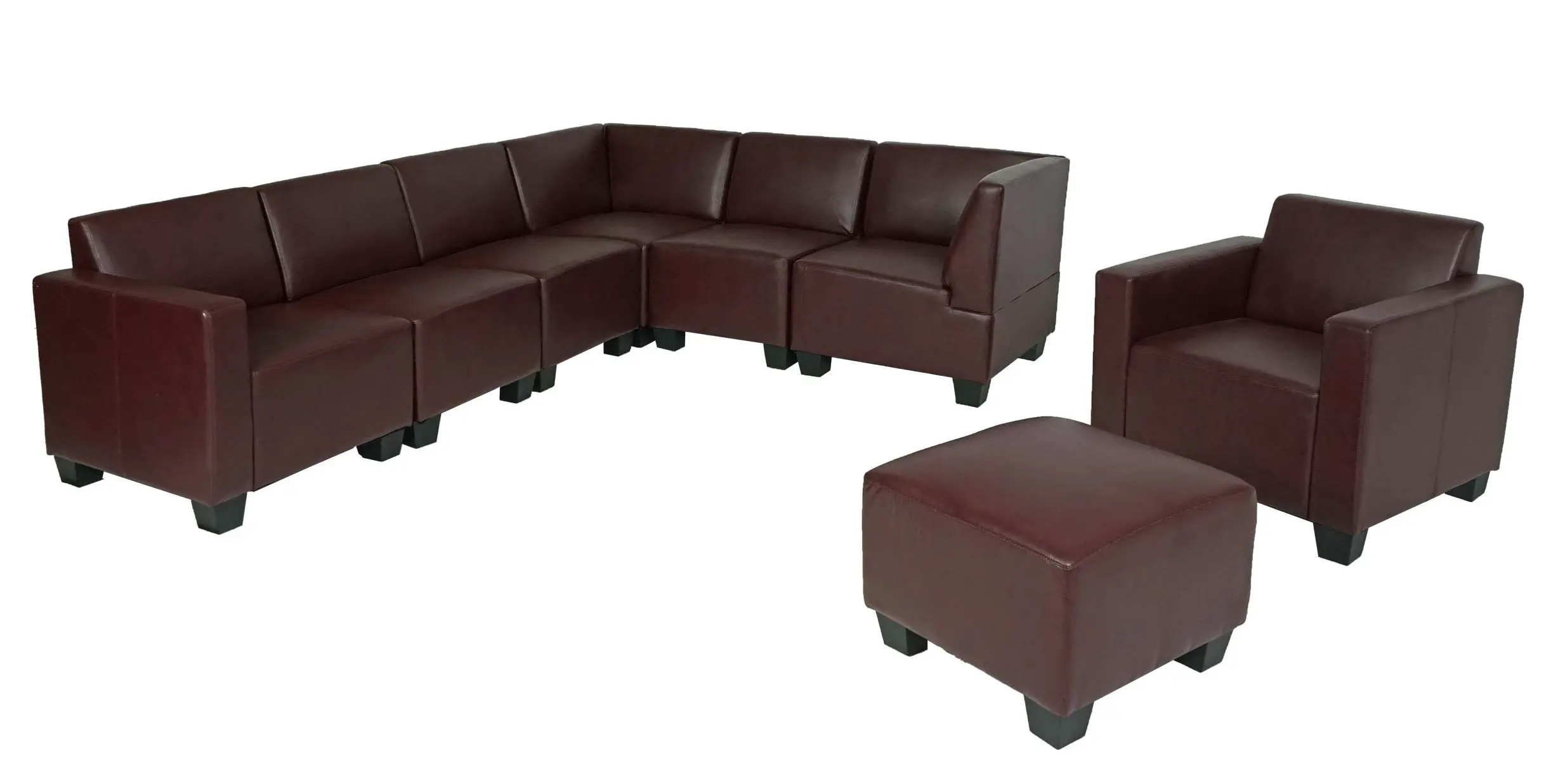 Couch-Garnitur Moncalieri (3-teilig)