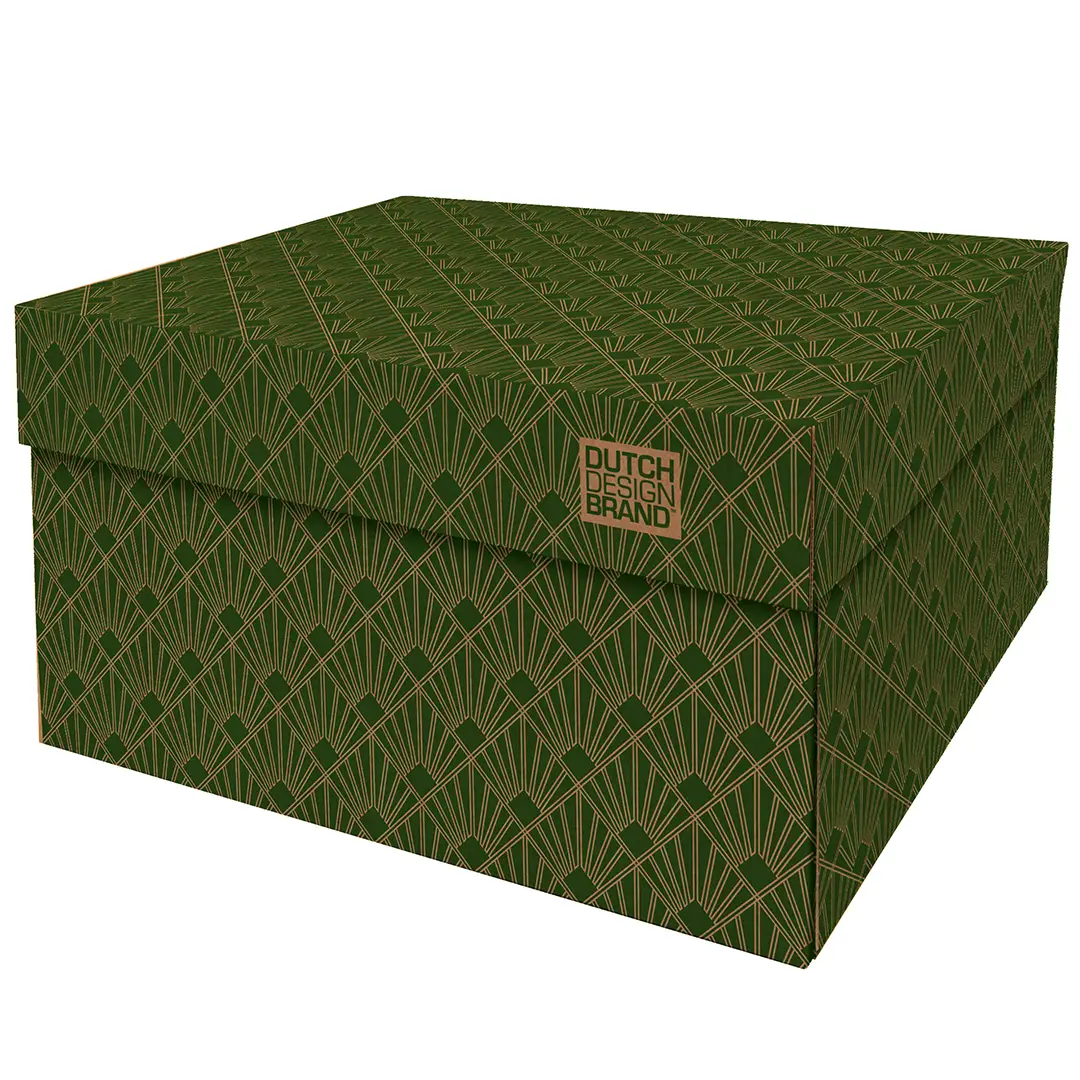 Speicherbox mit Deckel Velvet Green 