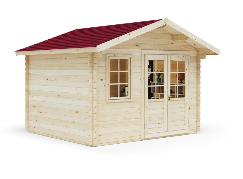 Klassisches Holz Gartenhaus 350x300